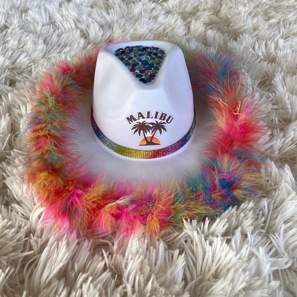 Cowgirl Party Hat: Malibu